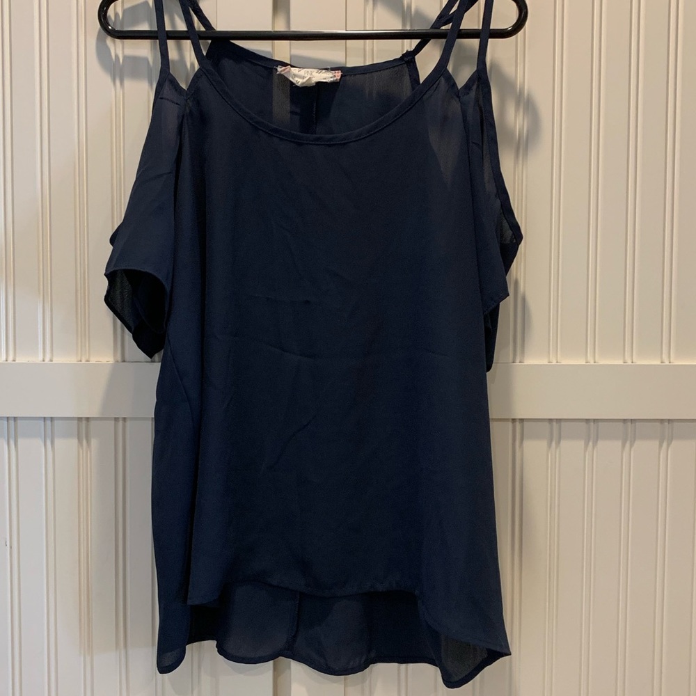 Open shoulder blouse